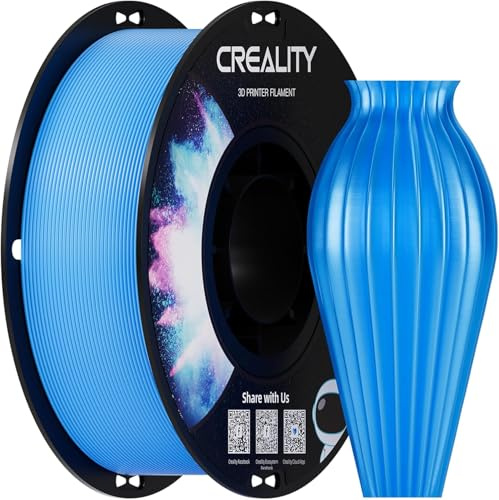 Creality Filamento PETG 1.75mm para impresión 3D, Excelente Dureza, Alta Precisión, Sin Olor y Tóxico, A Prueba de Humedad, Filamento PETG Brillante de 1kg para Impresora 3D