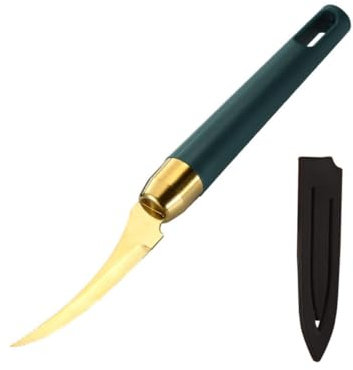 Amosfun Pelapatate Per Gamberetti in Acciaio Pratico Tagliapatate Per Rimozione Linea Gamberetti Accessorio Durevole Per Pulizia Lenza Strumento Per Sbucciare Da Cucina