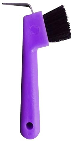 Horse Grooming Brush - Hoof Pick With Brush | | 2 In 1 Horse Hoof Polish And Brushes | Colorful Hoof Pick With Ergonomic Handle For Horse Cleaning And Grooming Supplies For Boys Girl