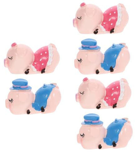 BESTOYARD 3stücke Lovely Kissing Pig Statue Niedliche Harzfigur Für Garten Und Rasen Dekoratives Schwein Ornament Für Innen Und Außen Kreative Geschenkidee Für Tierliebhaber
