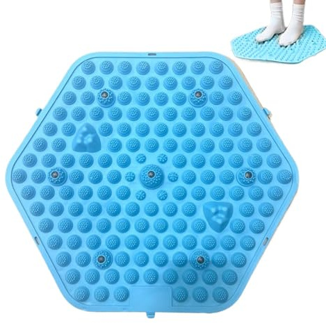 Tapis de massage pour les pieds, tapis de marche de réflexologie, tapis de pression pour les pieds, tapis de yoga portable, tapis de massage magnétique, tapis de rock, tapis de soulagement de la