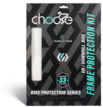 Chooee Downhill Bike Rahmenschutz,33 Stück DH Fahrrad Rahmenschutz Folie Set für Frame Protection Ober/Unterrohre, Kettenstrebe, Kabelverschleiß