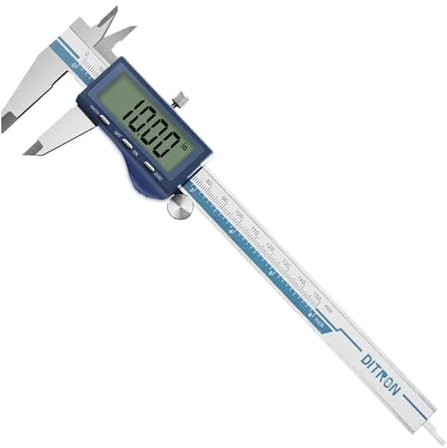 Micrómetro Digital, Calibrador Digital De 150 Mm/6 Con Pantalla LCD Grande, Calibrador Digital Electrónico De Acero Inoxidable Y Metal.