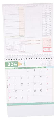 Operitacx Tischkalender Mit Klappboden Stilvoller Planungskalender Aus Dickem Papier Dekorativer Kalender Für Schreibtisch Klassenzimmer Und Büro