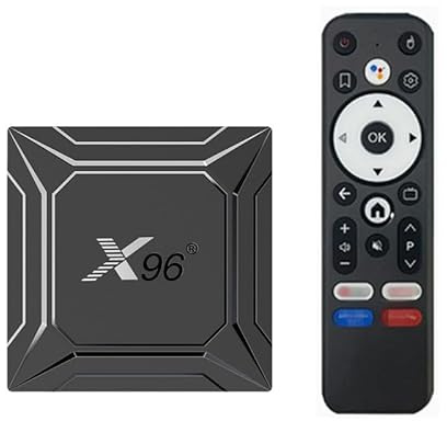 CHROX Android TV Box 14.0, X96 M200 Smart TV Box S905X5M CPU Quadcore 2.4Ghz/5Ghz Dual Wifi 3D 4K/8K HDR10+ Bluetooth 4.0 Smart Android Set Top Box,4GB+32GB