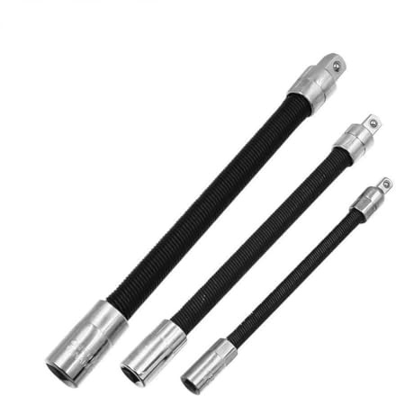 14 38 12 Driver Flessibile Lungo Socket Prolunga Asta Adattatore per Chiave a Cricchetto e Trapano Elettrico (3-8)