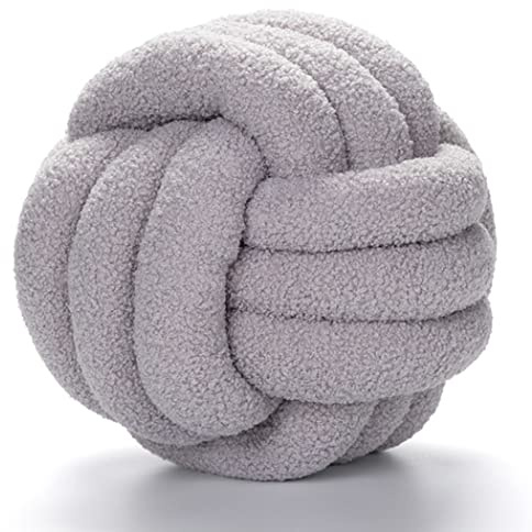 Cuscino a forma di nodo, realizzato a mano, cuscino annodato in peluche per divano e decorazione della casa, regalo creativo