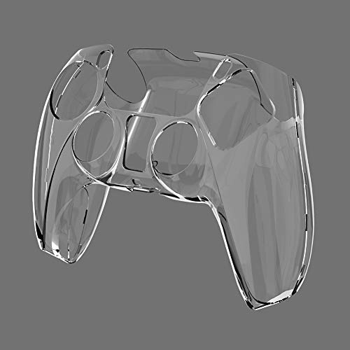 ZoraYorce Ultra Slim Schutzhülle für PS 5 Controller Gamepad Skim für Skin Transparente, klare PC-Abdeckung