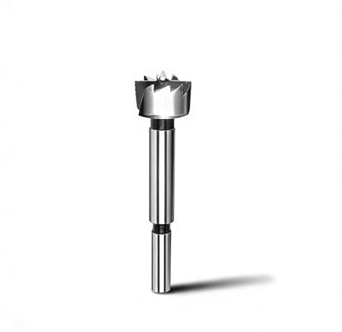 Punta Forstner 25mm,Punta da trapano 25mm per legno,lunghezza 90 mm con gambo rotondo da 8 mm,accessori di foratura con punta tonda, trapano forestale