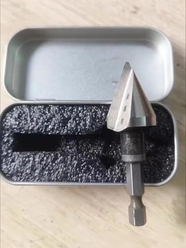 LeTkingok Sbavatore per Tubi in Rame da 6-19 mm, Alesatore Esagonale in Acciaio Inox 65 con Lama a 45° per Sbavatura Interna di Tubi