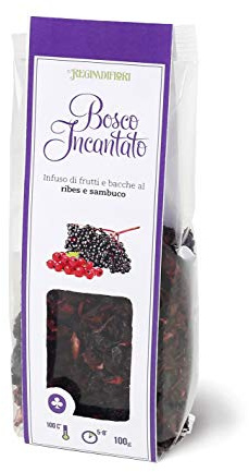 Regina di Fiori - Bosco Incantato. Tisana Sfusa con Ribes e Sambuco. Sacchetto da 100g