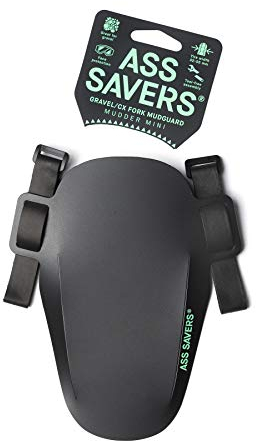 Ass Savers Mfm-1-blk, parafanghi per Biciclette Unisex, Nero, Mini