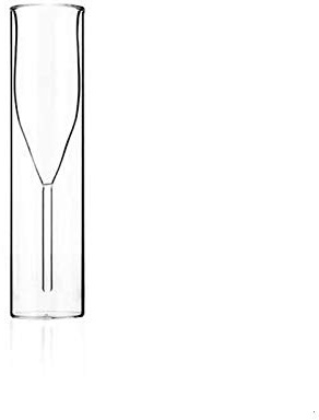 QSCTYG Wine Glasses Luxury Wedding Champagne Flutes Restaurant Double Wall Tulip Goblet Sparkling Red Wine Glass Cup 20 (Capacity : 115ml, Color : 1 Piece)