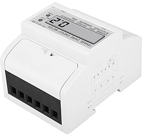 DDS548 Watt-heure Compteur LCD Affichage Monophasé 230VAC Compteur D'énergie électrique + 2 * Manuel D'utilisation