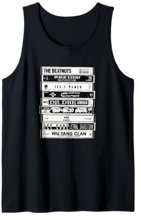 Cassettes Hip Hop Artists Old School Rap Débardeur