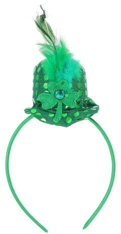 Beavorty 2stücke Grüner Hut Haarreifen Für Saint Patrick's Day Lustige Netzband Haarschmuck Für Partys Und Festivals Geeignet Für Und Feierlichkeiten