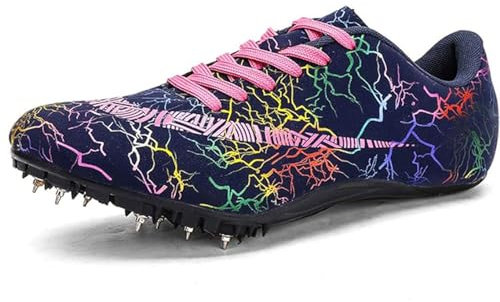 HENXUE Leichtathletik- Und Cross-Country-Schuh, Professioneller Leichtathletik- Und Cross-Country-Schuh Für Sport, Hochsprung, Weitsprung, Training, Spikes, Lauftraining,003,36