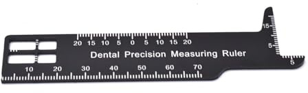Regla de medición de precisión dental, medición de extensión, herramientas de escala de medición dental