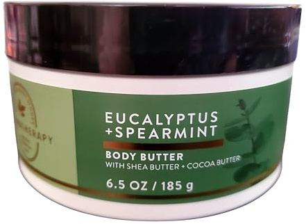 Bath and Body Works Eucalyptus Spearmint Aromatherapy Body Butter 6.5 Ounces