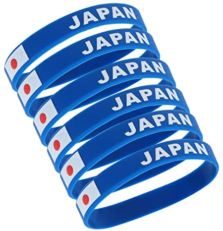 Kisangel Silikon-länderarmband-set – 6er-pack Zum Einsatz Ideal Für Fußball &