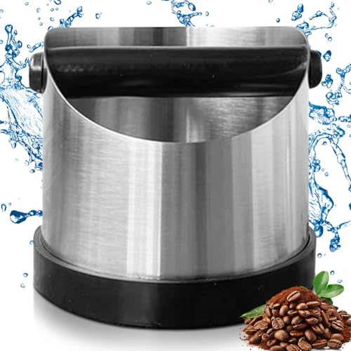 Récipient de tapotement pour porte-filtre, boîte à café en acier inoxydable, boîte à café expresso, boîte à marc de café, boîte à café Barista, accessoires pour machine à expresso, collecte et