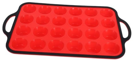BESTOYARD Stampo Per Mini Muffin in Silicone Antiaderente e Riutilizzabile Per Cupcake Mini Cheesecake e Dolci Per Cottura Al Forno Cucina Di Casa