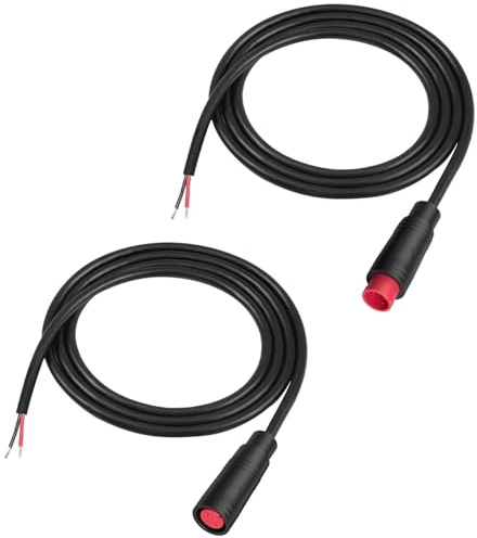 RUNCCI-YUN waterproof Julet 2-6 pin connector extension cable for e-bikes, cable connectors, female and male plug wire for electric bike light