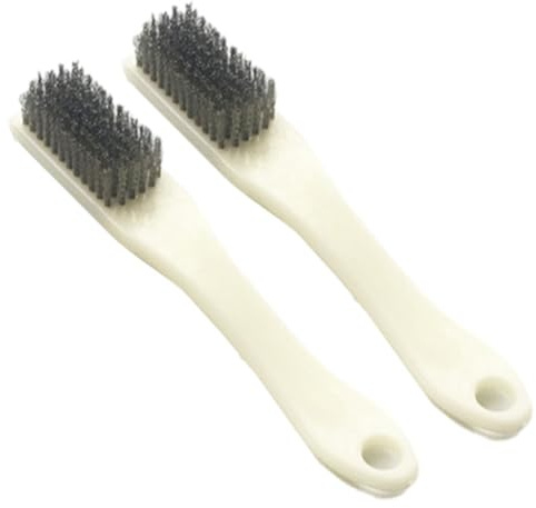 Cepillo de alambre, 2 unidades, cepillo de alambre de mano, cepillo de acero inoxidable, cepillo de limpieza, cepillo de raíces, cepillo plano, cepillo de mano, cepillo de superficie, cepillo para el