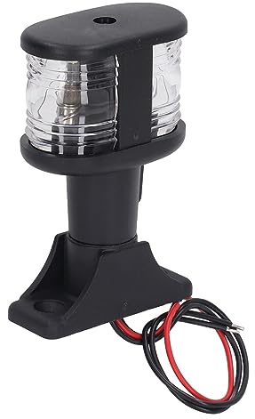 Fafeicy 12V Navigation Light, IP65 with 8W Tungsten Lamp, 2NM Visibility for Boats Under 12m