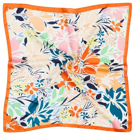 QBSM Damen schal Tuch Nickituch Satin Silk Formal Square Halstuch Kopf Haar Wraps