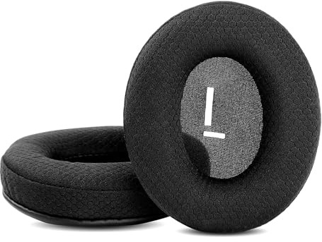 1 par de Almohadillas Auriculares para WH201A Compatible con KVIDIO WH201A Bluetooth Over Ear (Tejido y Espuma viscoelástica Almohadillas de Repuesto para Auriculares)