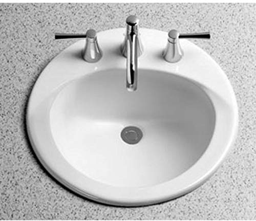 Toto LT512.8#51 Ultimate 19-Inch round Self Rimming Lavatory Sink, Ebony