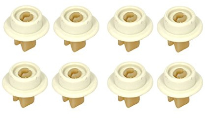 Zanussi Dishwasher Lower Basket Wheels. Genuine part number 50279059005