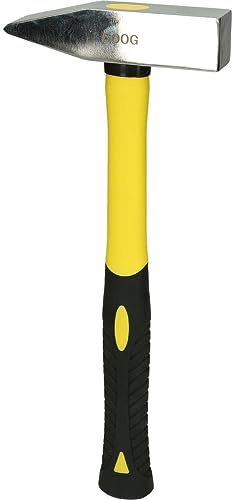 Edelstahl Schlosserhammer mit Fiberglasstiel, 1500G