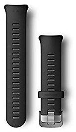Garmin Unisex – Erwachsene Wechselarmband Accy,Replacement Band,Forerunner 45, Large, Black, Schwarz, L