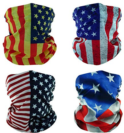 SMEHCF Headband Bandana Balaclava Half Face Mask Head Scarf Neck Gaiter 8pcs