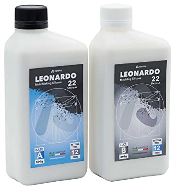 Algaplay Leonardo 22 Silikon für die Herstellung von Formen für Duplikation und Reproduktion von kleinen Gegenständen mit extremer Präzision (1 Kg.)