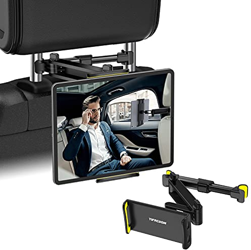 Yifacoom Supporto Tablet Poggiatesta Auto, Supporto per Tablet da Poggiatesta Estensibile, Supporto Tablet Poggiatesta Auto per 4-12.9 Smartphone, Kindle, Switch, iPad e altri Tablet