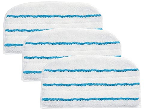 4G-kitty 3 Pack Steam Mop Pads for Black and Decker Steam Mop FSM1610 FSM1630 Washable and Reusable Replacement Mopping Cloth