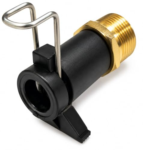 M&M Smartek Adaptador de alta presión para manguera/convertidor para limpiadores de alta presión compatible con/como Kärcher, Black & Decker, Nilfisk, Stihl G1/4 o con M22 IG (opción A para Kärcher y