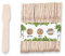 BIOZOYG porcionador para helado ecológico I 100 palitos de helado de madera I cucharas de postre de helado biodegradables I cuchara de madera desechable I cucharas de helado sostenibles