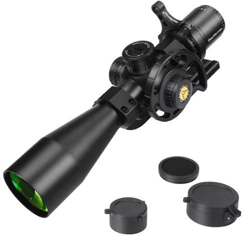 WestHunter Optics Wht 4-16x44 SFIR FFP Precisión Miras Telescópicas, Exclusivo para Competiciones Deportivas de Larga Distancia | Picatinny Shooting Kit A