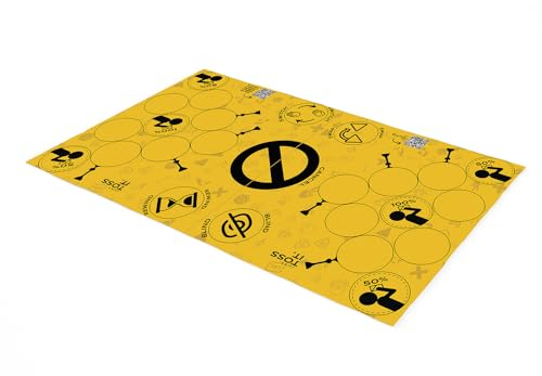 TOSSIT Board, Spielfeld für Darts und Boccia Innen Außen, hochwertiges Silikon, vielfältige Spielmodi, Spaß Freunde Familie, tragbar rollbar, Bier Version