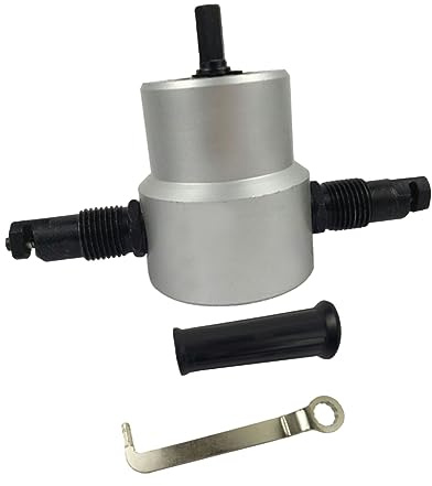 Veemoon Metal Cut Nibbler Metal Cutting Tool Double Headed Adjustable Accessory Electrical Tools Easy Operation