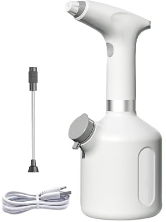Elektrisk växtspruta | Bärbar automatisk trädgårdsspruta | 1 000 ml elektrisk vattenspruta, automatisk växtdimmer, sprayflaska för trädgårdsskötsel, hushållssprayspruta