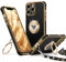XYZ für iPhone 11 Pro Max Hülle mit Band, Herz Doppelring Ständer HandyHülle Handykette Frauen Mädchen Dünn Stoßfeste Anti-Kratzt SchutzHülle für iPhone 11 Pro Max Case, Schwarz