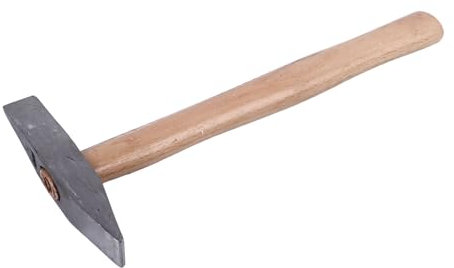 Tyenaza Cross Peen Hammer, Engineer Machinist Hammer with Ergonomic Wooden Handle Heavy Duty Drop Forged Cross Peen Hammer for Direct Striking