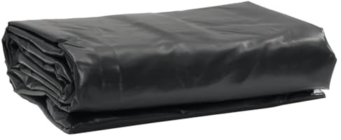 LAPOOH Lona negra de 5 x 7 m, 650 g/m², lona resistente al desgarro y a la intemperie para muebles de jardín-156080