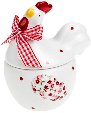 Alipis Navidad Contenedor De Sal De Cocina Lata De Almacenamiento De Condimentos Cocina Tarro De Condimentos En Forma De Gallina Tarro De De Recipiente De Miel