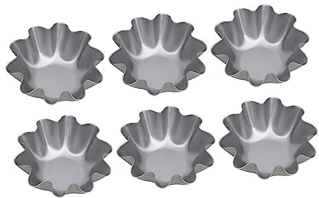COLLBATH Tart Mini-tarteformen 6er-set Antihaftbeschichtet Zum Backen Einfach Zu Verwenden Und Zu Reinigen
